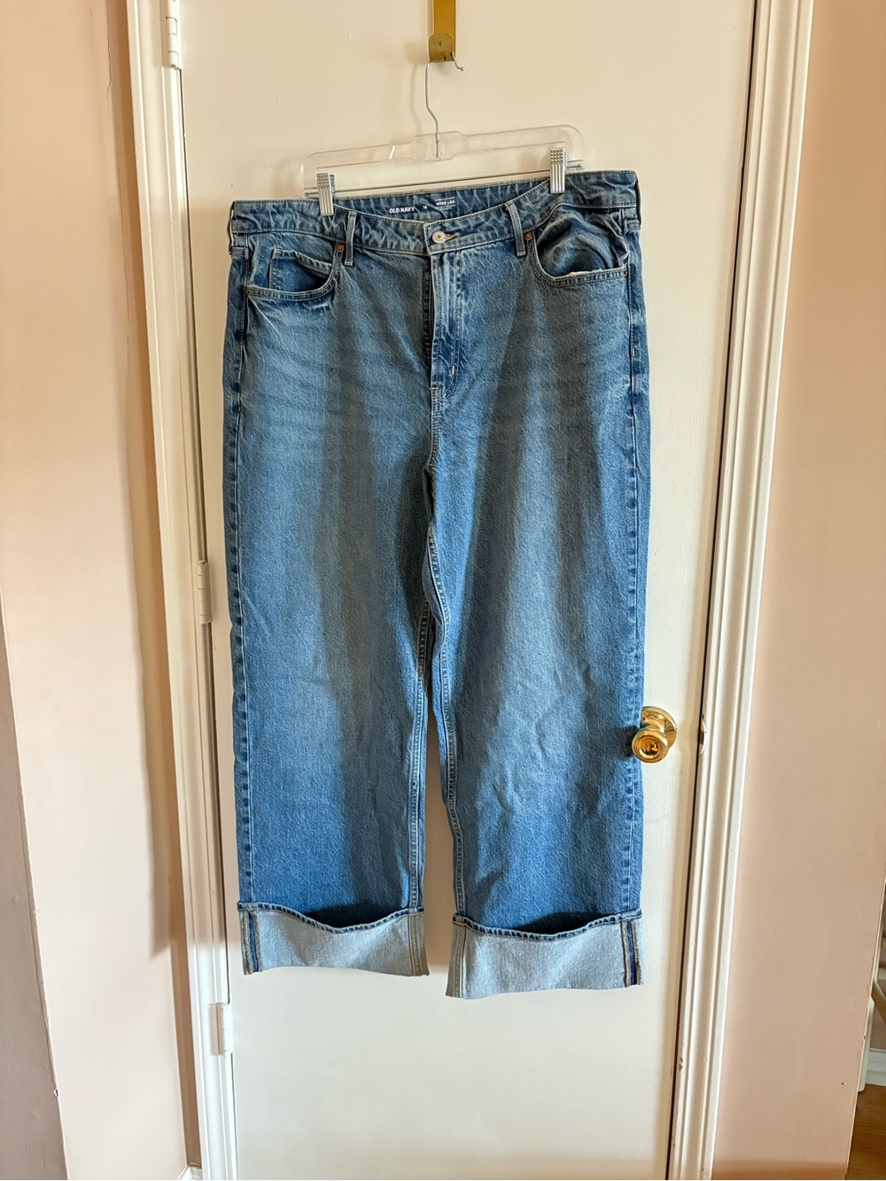 Old Navy Light Blue Wide Leg Jeans